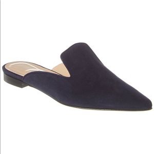 NIB Navy Suede Slip-On Flats